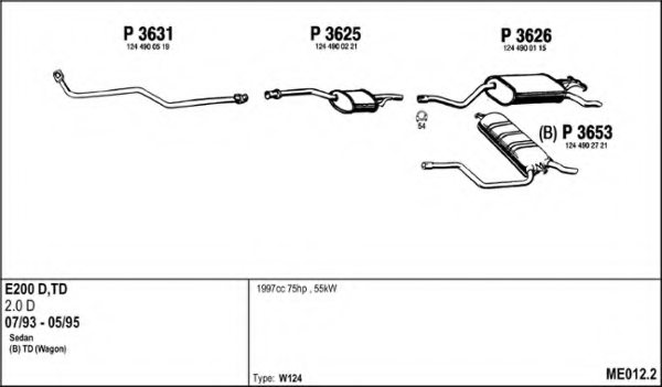 FENNO ME012.2 Exhaust System